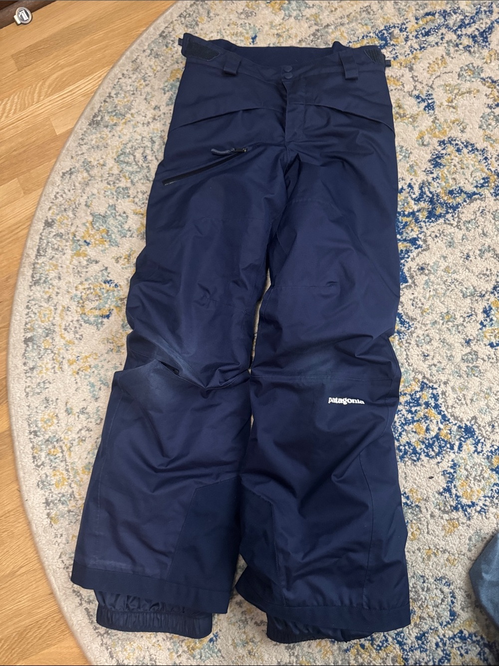 Patagonia kid’s Dark Navy Waterproof Ski Pants
